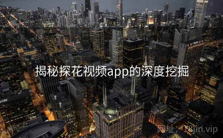 揭秘探花视频app的深度挖掘