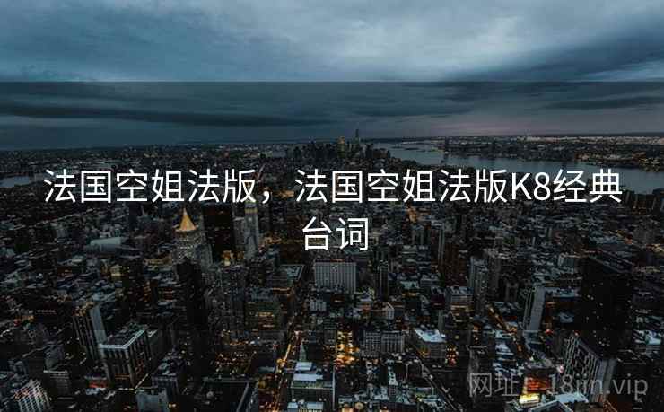 法国空姐法版，法国空姐法版K8经典台词