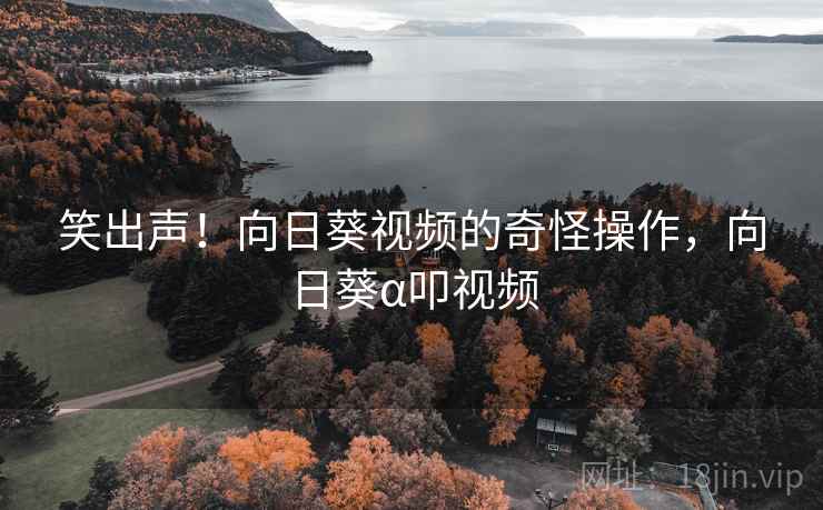 笑出声！向日葵视频的奇怪操作，向日葵α叩视频