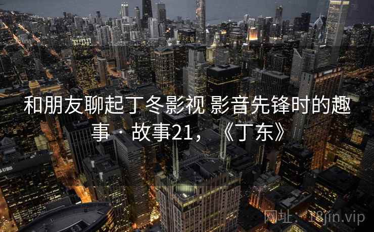 和朋友聊起丁冬影视 影音先锋时的趣事 · 故事21，《丁东》